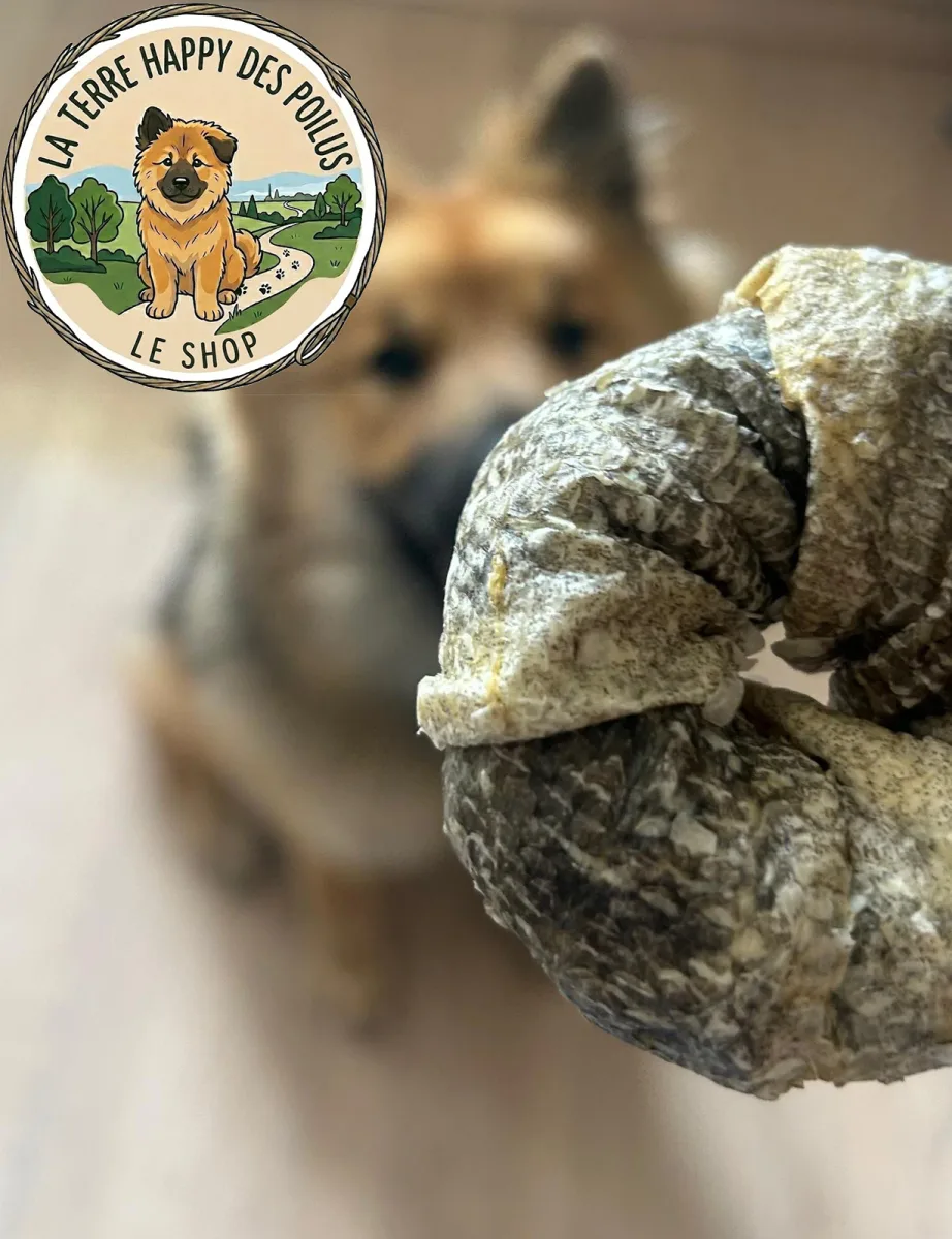 Donut de Cabillaud - Mastication naturelle au poisson riche en oméga-3 pour chien - Vue 3