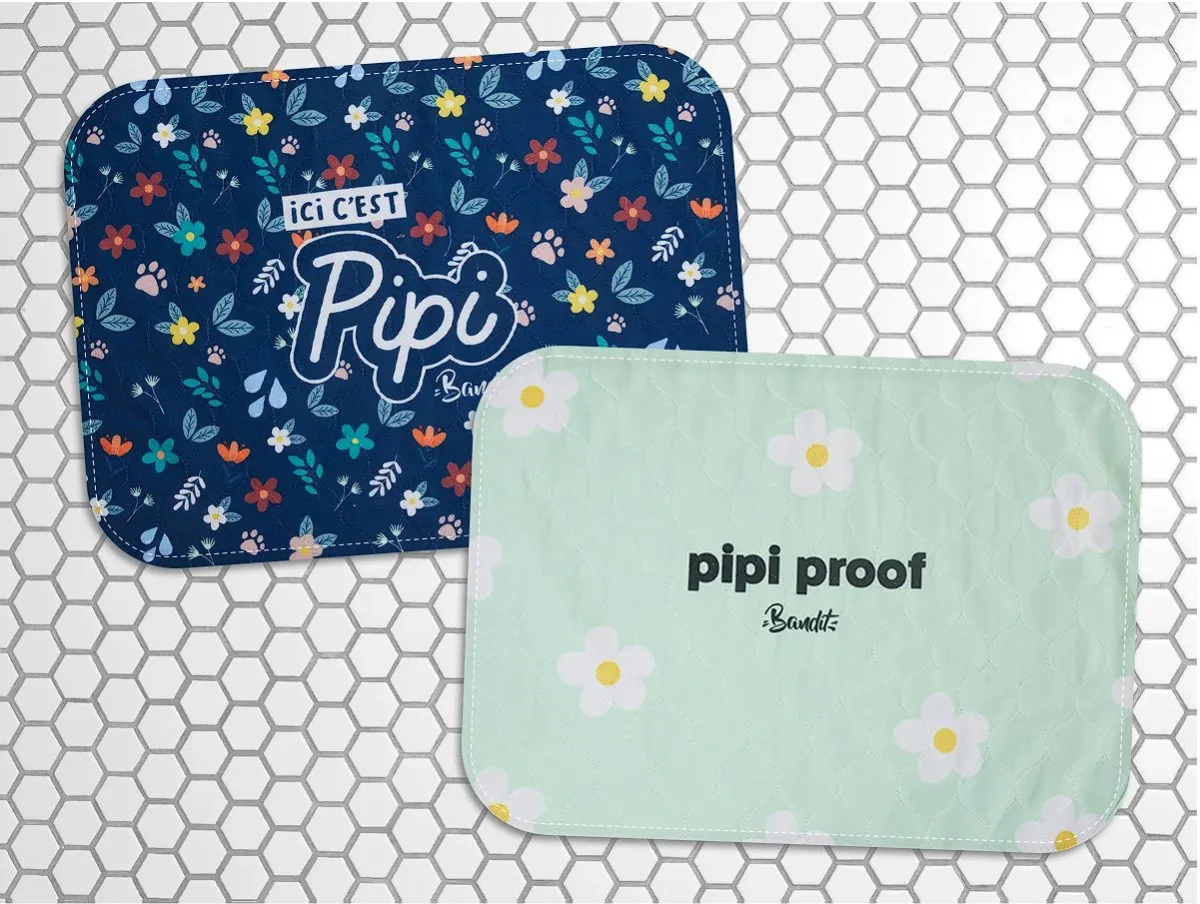 2 Tapis de propreté lavables - Bandit - Soin naturel et hygiène douce pour animaux - Vue 2