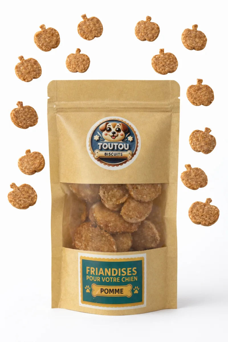 Friandise à la POMME - Friandise naturelle saine et savoureuse pour chien