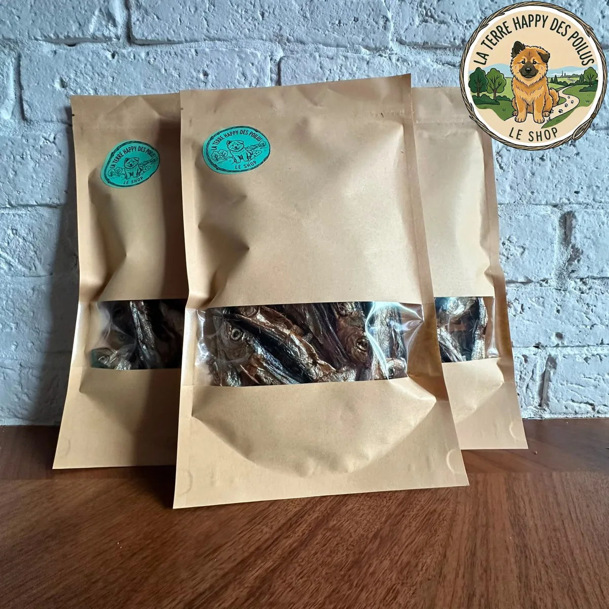 Sprats - Petits poissons et friandises naturelles riches en oméga-3 pour chien