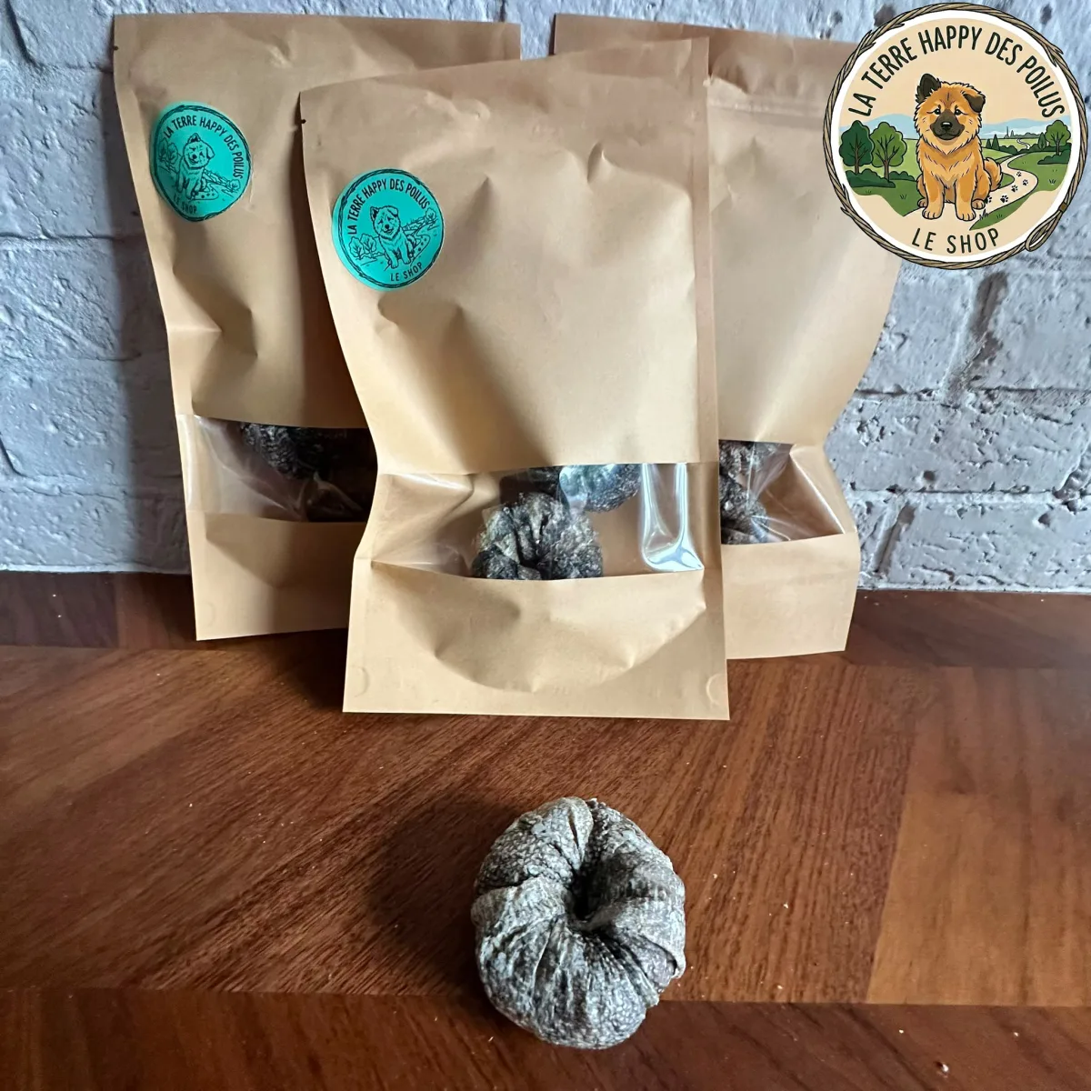 Donut de Cabillaud - Mastication naturelle au poisson riche en oméga-3 pour chien