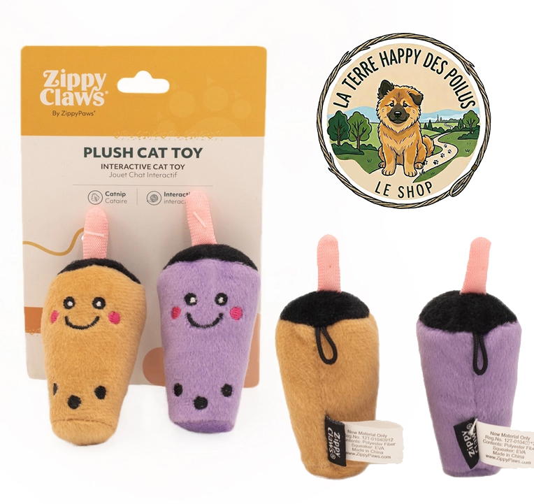 Zippy Paws pour Matou - Thé au lait et taro