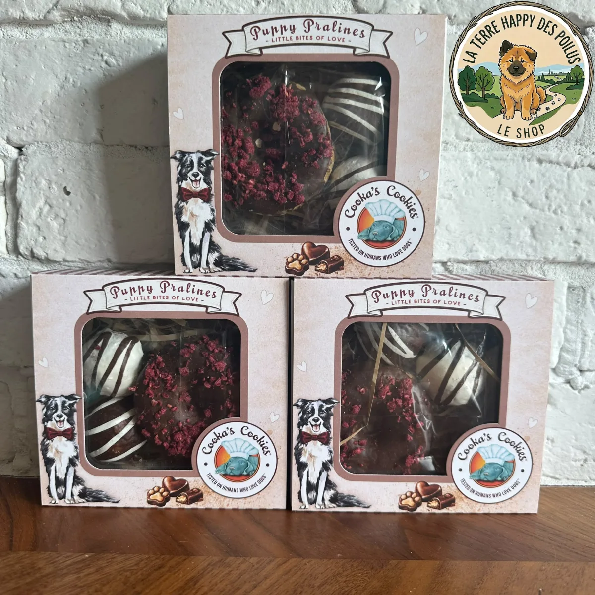 Cooka's Cookie - Pralinés pour chiots - Friandise naturelle saine et savoureuse pour chien