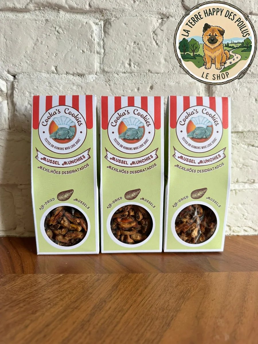 Cooka's Cookie - Moules Munchies - Friandise et gourmandise 100% naturelle pour chat