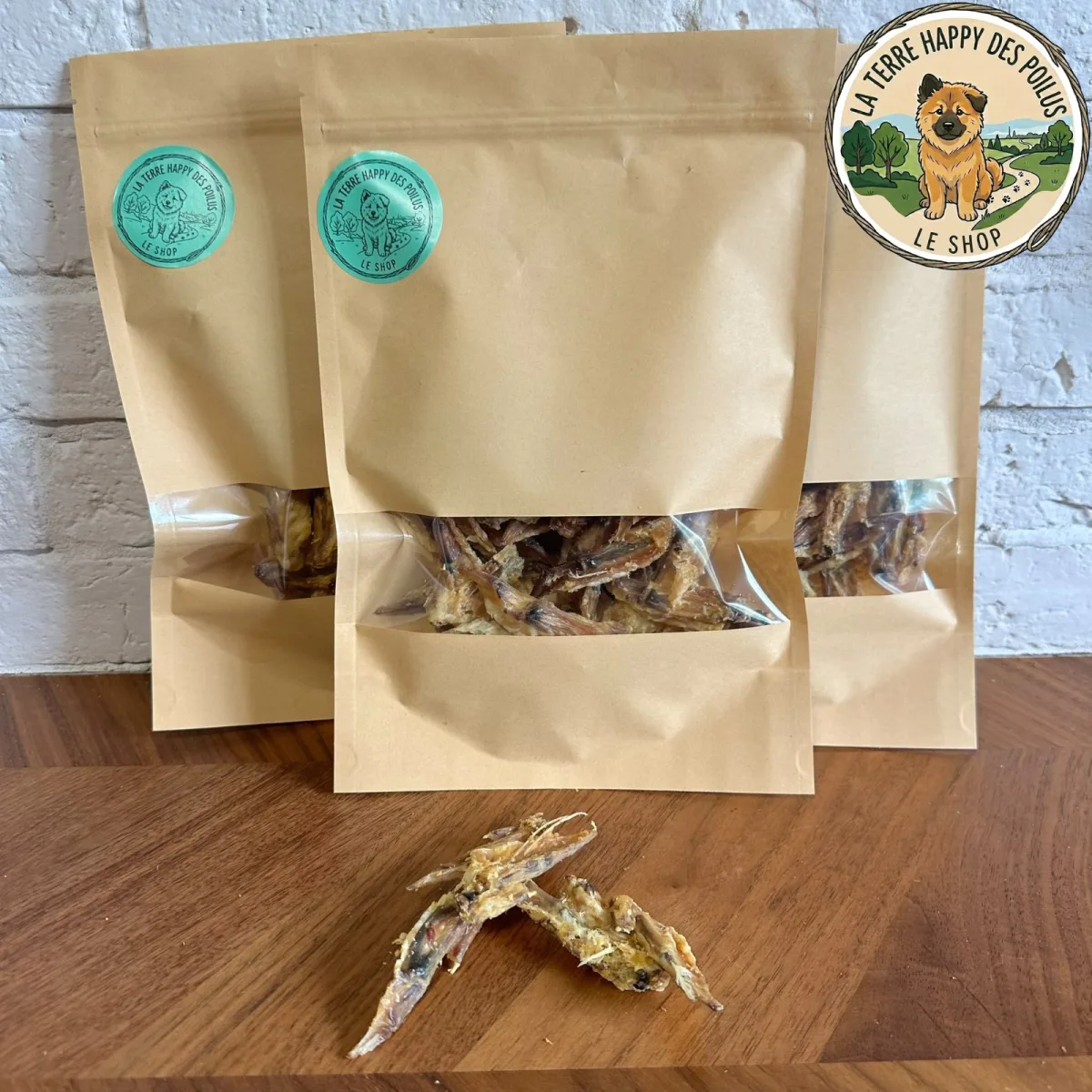 Ailes de poulet - Mastication naturelle croustillante pour chien