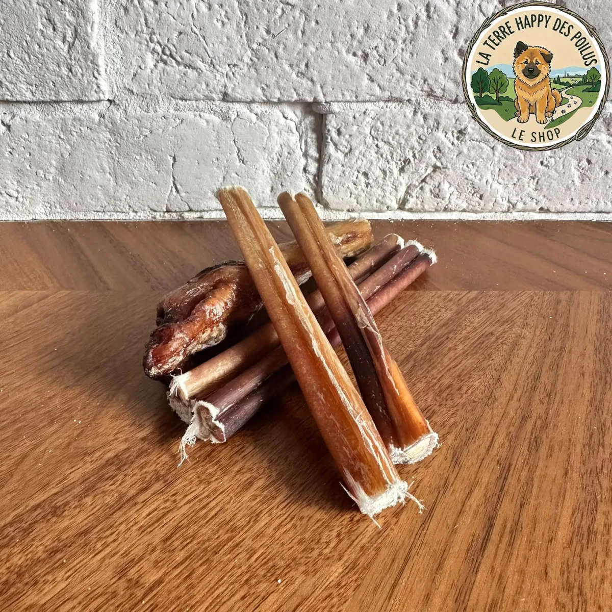 Nerf De Boeuf - 15cm - Mastication 100% naturelle et saine pour chien